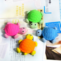 Realistic small turtle emulation eraser animal rubber eraser chic rubber creative stationery