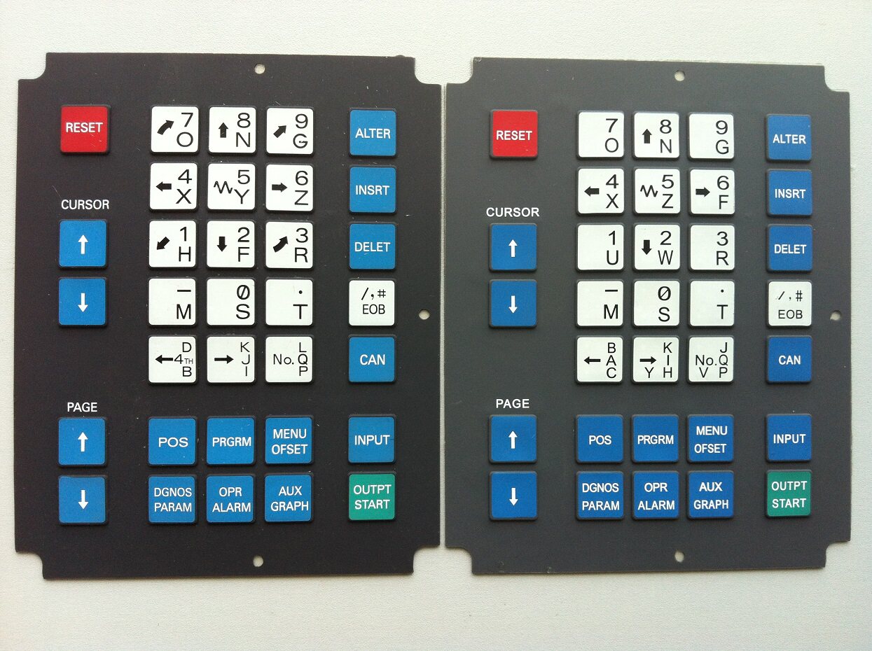 FANUC (Farnaco) silicone keyfilm A98L-00001-0518#M #T