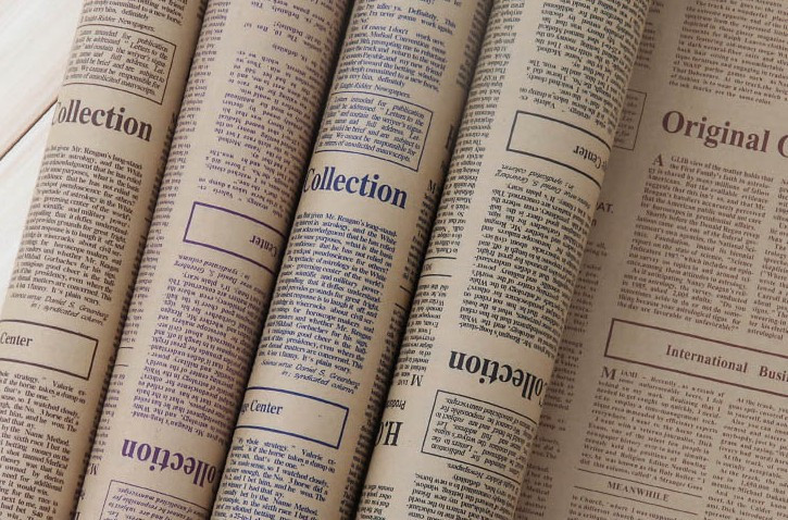 Shock Price 1 Yuan Photography Props English Newspaper Children Photography Props Packaging Flower Paper