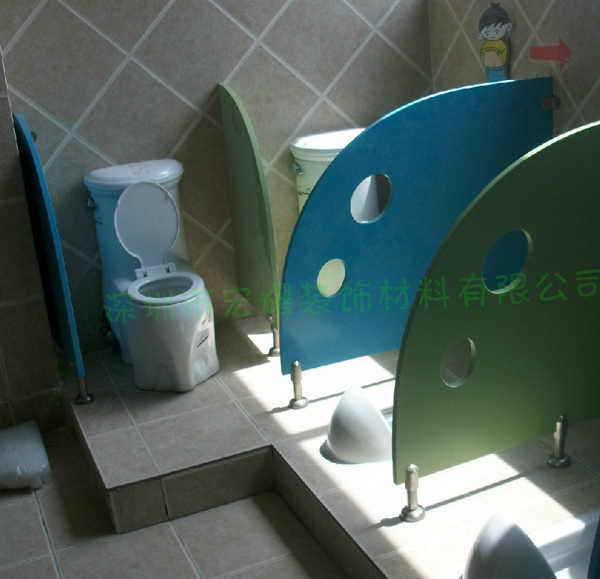 Kindergarten cosmetic room partition small baffle cosmetic room partition Kanbert Waterproof Panel can be customized in various colors