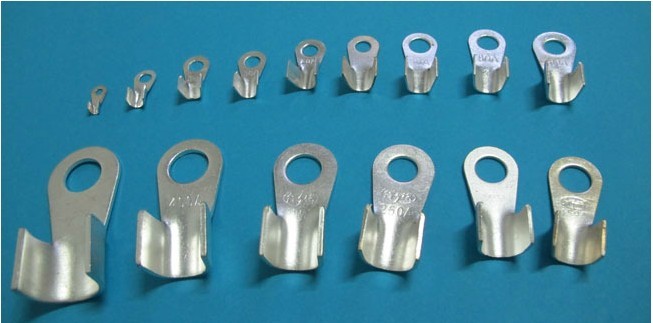 National standard tinned OT-200A opening copper wiring terminal copper wiring terminal wire ear opening nose one