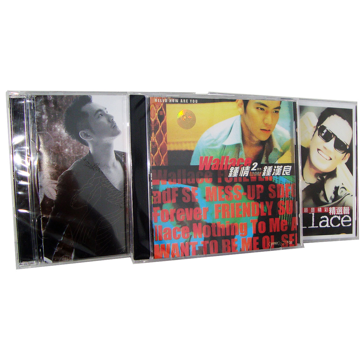 正版包邮|钟汉良3张 1995-2000+钟情2次方+视觉动物 4CD+1DVD