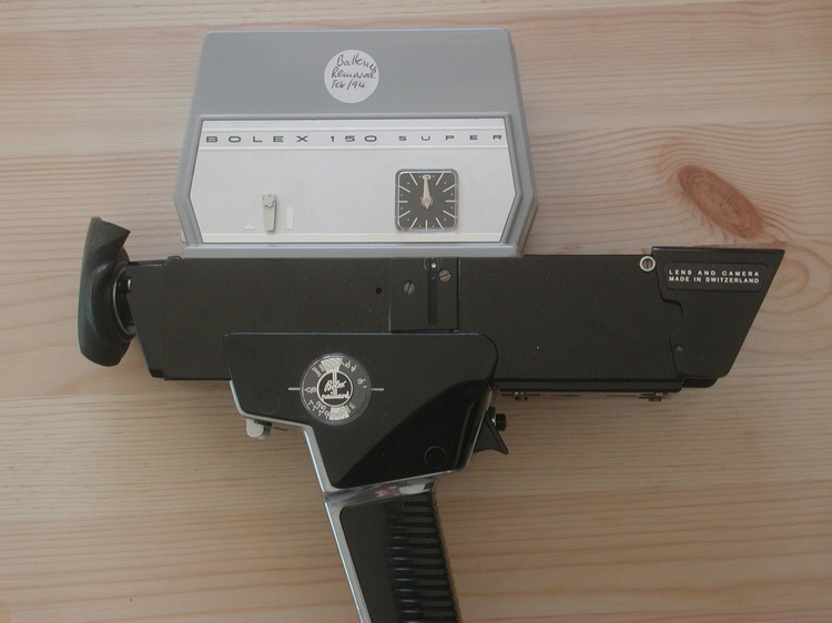 Collectibles Swiss prolific Bolex 150 Super film machines Set of original Leather Case Instructions 