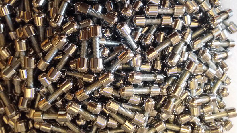 Double round head clamping nail signage nail acrylic photo frame nail pen nail head round head clamping nail double head clamping nail-Taobao