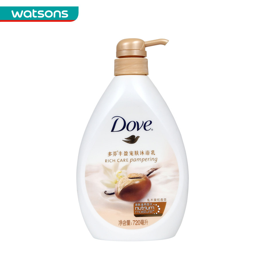 【屈臣氏】Dove 多芬丰盈宠肤沐浴乳(乳木果和香草) 沐浴液