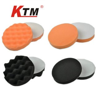 KTM 6 inch self-adhesive sealing glazed cotton polished cotton with fine soft sponge polished tray pair of clothes Buy ten send one