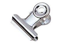 Del round ticket holder 9525 small stainless steel iron clip metal ticket holder 29mm wide