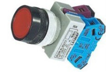  IDEC Izumi flat head self-healing push button switch(YO90-11)ABW-111 red green and yellow opening 22mm