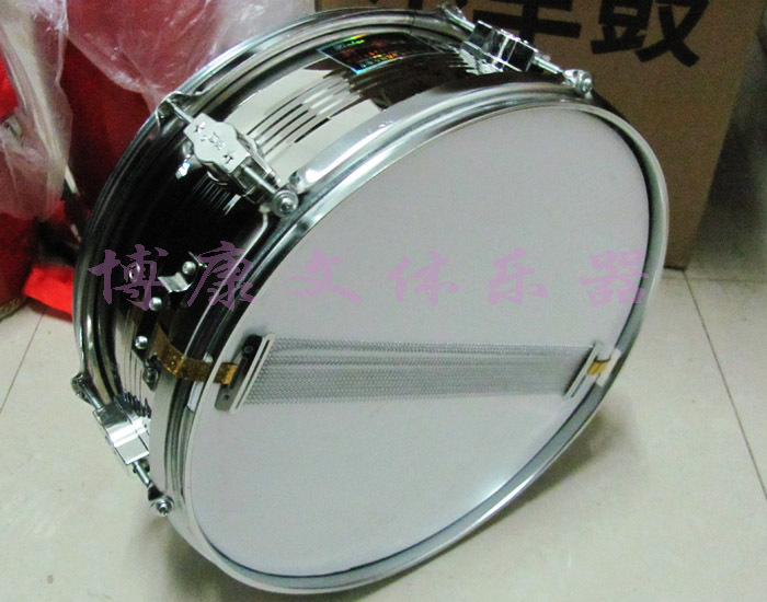  Xinbao 13 inch stainless steel snare drum Military band musical instrument send drum stick baby bag 35CM snare drum