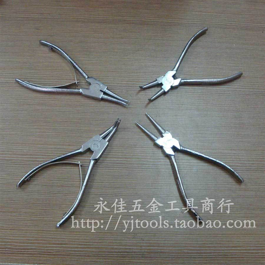 Ningqiao C-type buckle clamp retainer clamp inside and outside the card shaft curved shaft straight hole Curved hole straight 6 inches