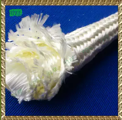 High silica oxygen three-layer repair rope 1000 ℃ glass fiber rope glass fiber rope fireproof sealing rope 20mm