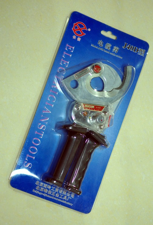 (Fake one penalty ten) J40D long letter brand cable cutter cut copper aluminum cable ratchet J40D cable cutter
