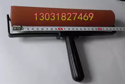 Mimeograph machine Rubber roller Old ink stick Frameless fader Print engraving brush tool Rolling rolling pushing paint baby sale