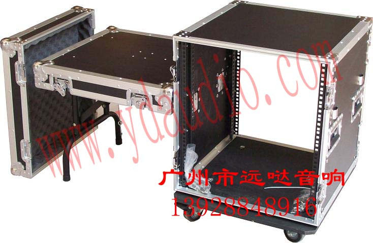 12U Two Doors No Shockproof Box Power Amplifier Cabinet Sound Enclosure Air Box Perimeter Equipment Avionics Box