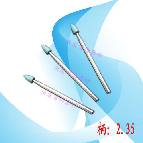 0 Green bullet-shaped rubber wheel kid warhead rubber wheel Watch jewelry metal hardware grinding head rubber wheel