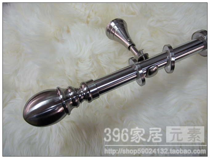 396 Home Elements*28MM Stainless Steel Exquisite Curtain Rod Nordic Roman Rod European Curtain Track