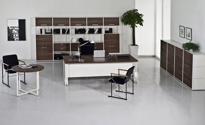 Manager's office full set of executive desk supervisor desk Elvis style bookcase desk bookshelf cabinet can be customized