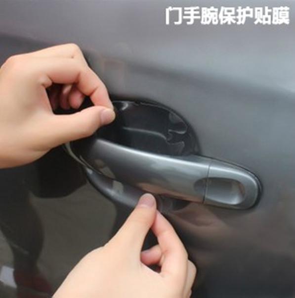 Car door handle protective film Rhino leather sticker Door bowl film Car exterior protective equipment