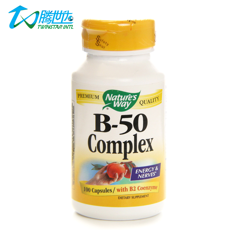 美国直邮  Nature's Way维生素B50 100粒