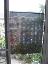 Balcony curtain universal curtain sunshade curtain automatic shrink curtain suction cup mobile curtain home cabinet hanging curtain