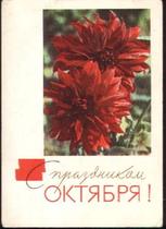 Su Shimai Postage Pic-Flower October Revolutionary Day 1965-26