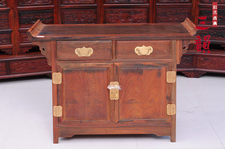 Red Wood Furniture Red Acid Branches Furniture Antique Furniture With Plate Dining Side Cabinet Diets Kitchen Red Acid Branches Two Couplets-Taobao