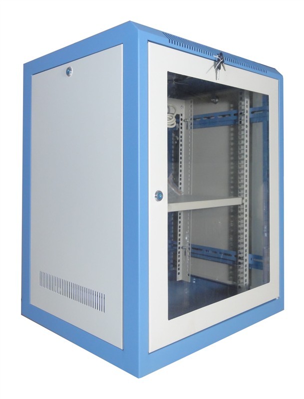 Manufacturer Wholesale 14U Standard Switch Monitoring Server Internet Small Enclosure Wall-mounted Wall Hung Wall Cabinet Luxury type