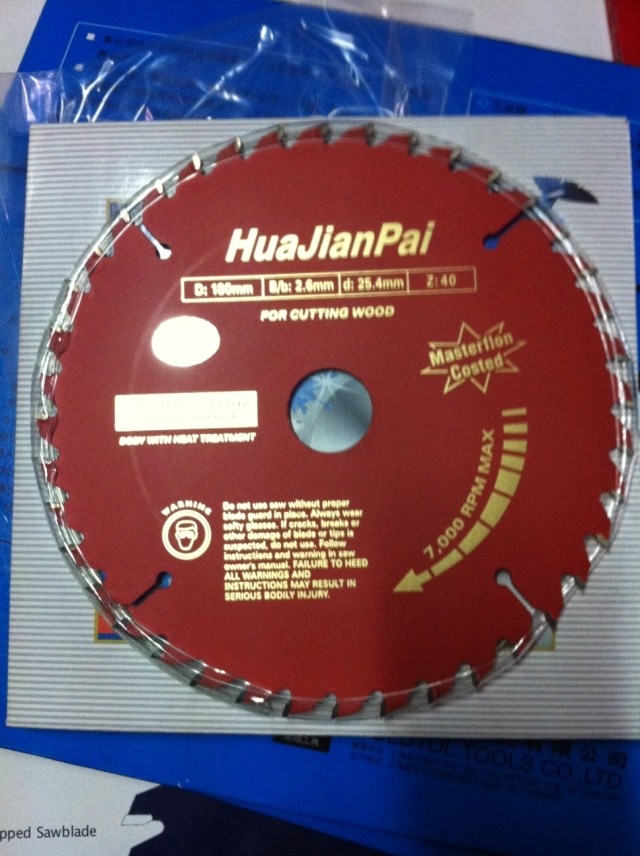 Boutique Red Famous Brand Huajian Brand Circular Saw Blade Woodworking Cutting Blade Tungsten Steel Head Saw Blade 4 Inch 30T
