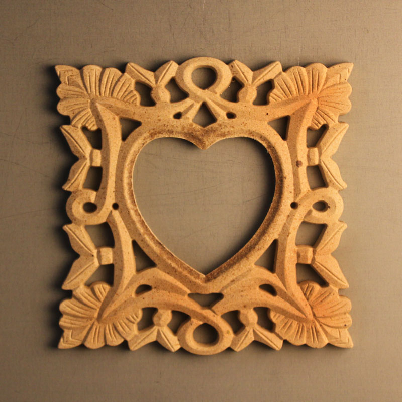 Blank Material Suppression Process Gift Hem Accessories Raw Material 5 Inch Coarse Blank Frames Photo Frame Carved Flowers