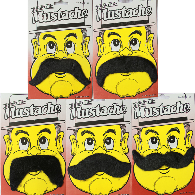 cos Children's Day Makeup Prom Props Funny Moustache Accessories Old Grandpa Emulated Beard Malio Octave