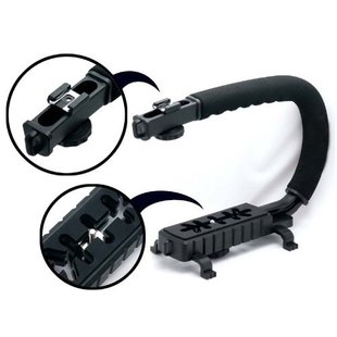 Flash bracket DV bracket handheld camera holder handheld stabilizer 5d2 Single-eye U-shaped handheld holder