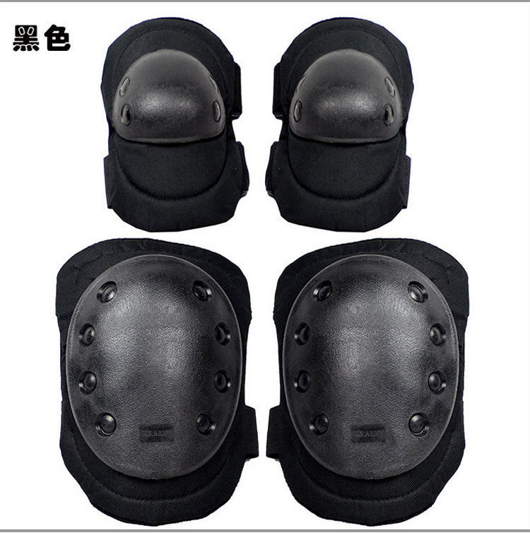 Knee and elbow pads for adults four-piece special forces tactical protective gear mountaineering and riding