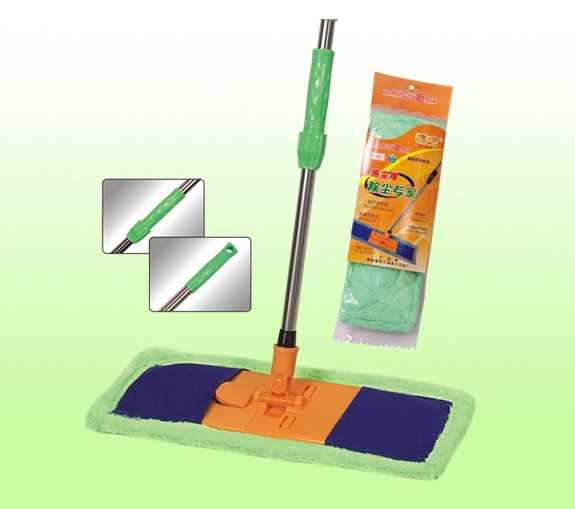 Flat mop stainless steel floor mop flat mop household wood floor mop dust mop microfiber