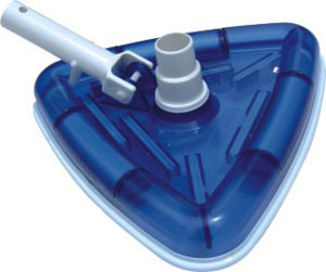 Thickened type transparent suction head triangular with brush suction pool head swimming pool clean vacuum cleaner water treatment equipment