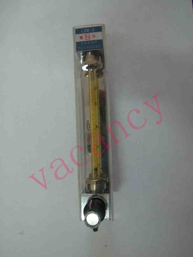 Glass rotameter LZB-2 laboratory card sleeve joint Stainless steel pipe Plastic pipe