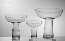 Large number of transparent glass vases Mushroom Shapes Modern Minima Fashion Hotel Table Accessories Living-room Decorations