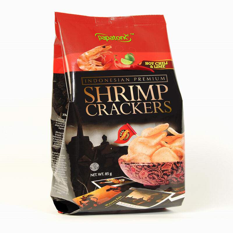 【天猫超市】印尼进口休闲零食 啪啪通虾片冬荫功味85g/袋 鲜虾味