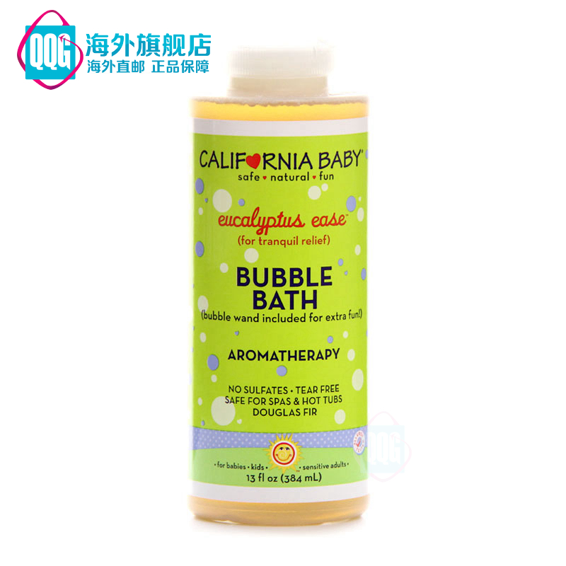 美国直邮加州宝宝抗流感泡泡浴384mlCalifornia Baby婴幼儿沐浴露