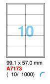 American ANEOS Annes A7173 Import adhesive paper a4 inkjet adhesive label sticker split-Taobao