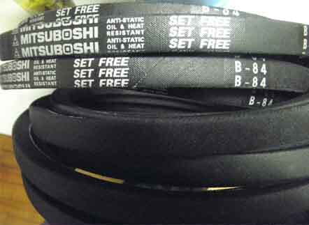B-Type Imported Triangle Belt | Mitsuboshi Three-Star Belts B91, B92, B93, B94, B95, B96