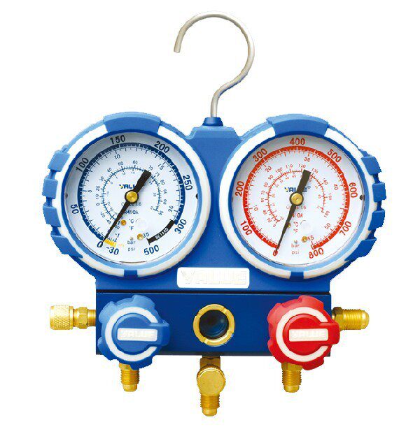 Flying over double table valve VMG-2-R410A air conditioning pressure gauge refrigerant table fluorine table refrigeration accessories