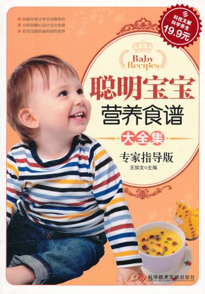 正版包邮科技文献:聪明宝宝营养食谱大全集正品图书书籍
