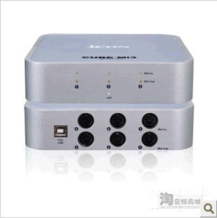 ICON Aiken Cube Mi3 3 in 3 out of MIDI Interface Audio Interface
