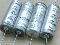 Jieyang International fever capacitor Maololi axial 500UF25V fever electrolytic capacitor