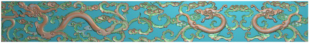 Grass dragon writing desk engraving template Long grass dragon computer engraving relief engraving grayscale material