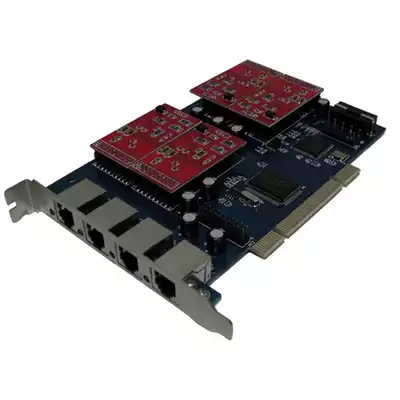TDM410P voice card Compatible with Digium 4-way FXO FXS Suitable for Asterisk and FreeSWITCH