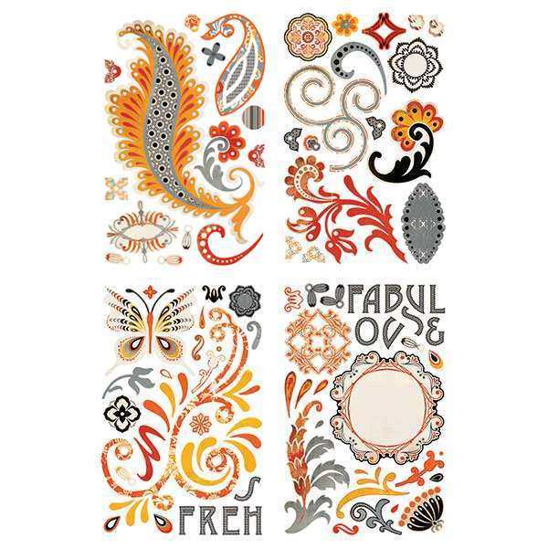 Basic Grey AMBROSIA Series Printed Cardboard Set