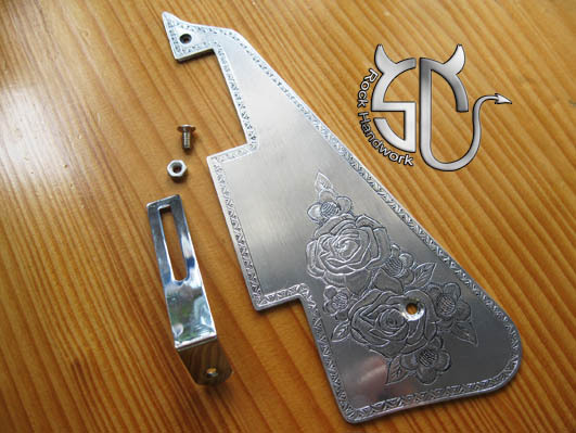 Gibson Epiphone Les Paul LP Rose Aluminum Metal Pickup Customizable