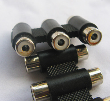 RCA direct head Lotus head Audio connector RCA Lotus head connector mother to mother