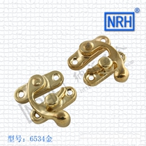 Nahui hardware 6534-45 Dong Qin hook buckle (right direction) packing box small buckle gold small hook buckle